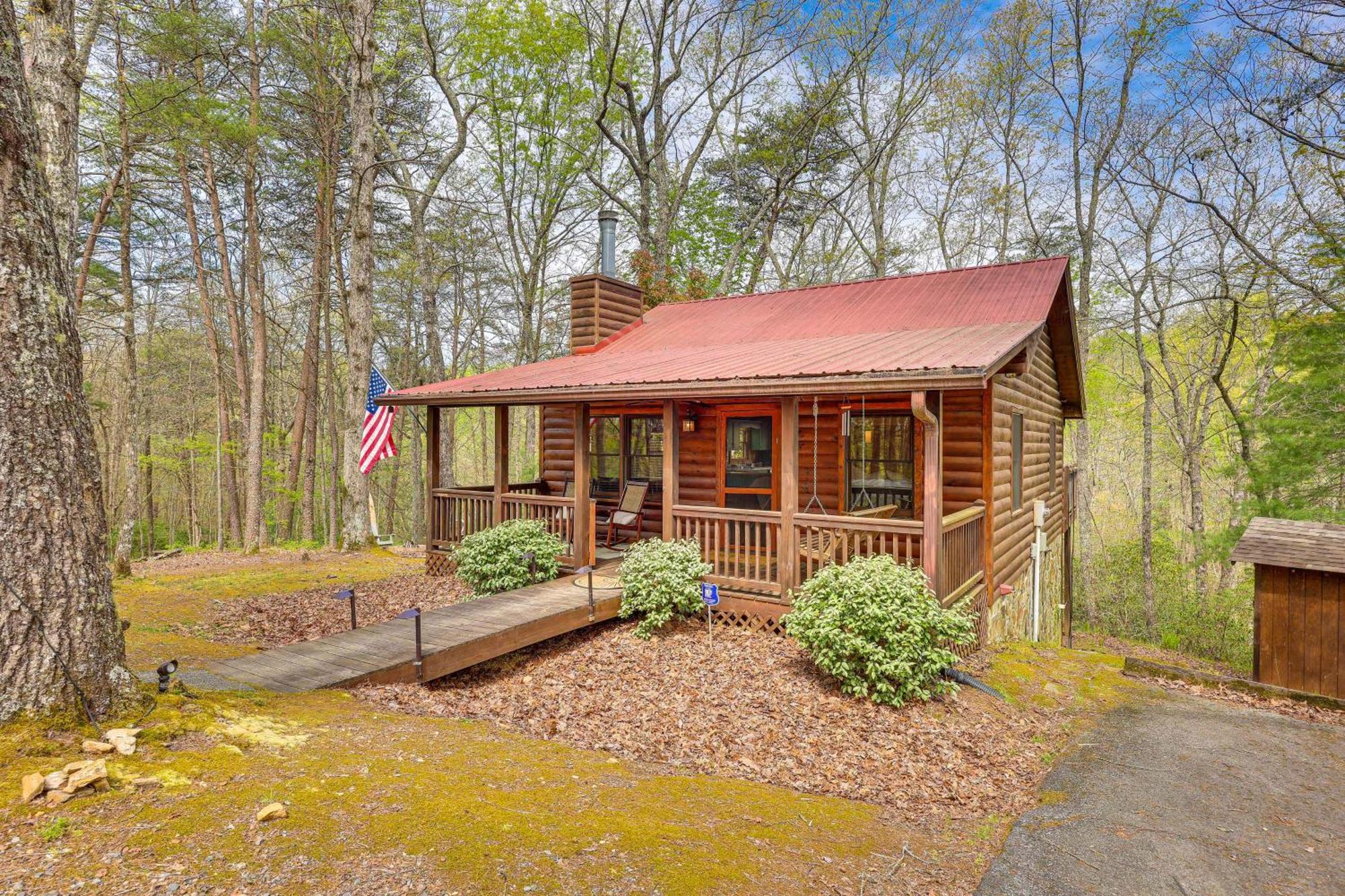 Cozy Cabin In Private Location With Hot Tub And Grill! Блу-Ридж Экстерьер фото